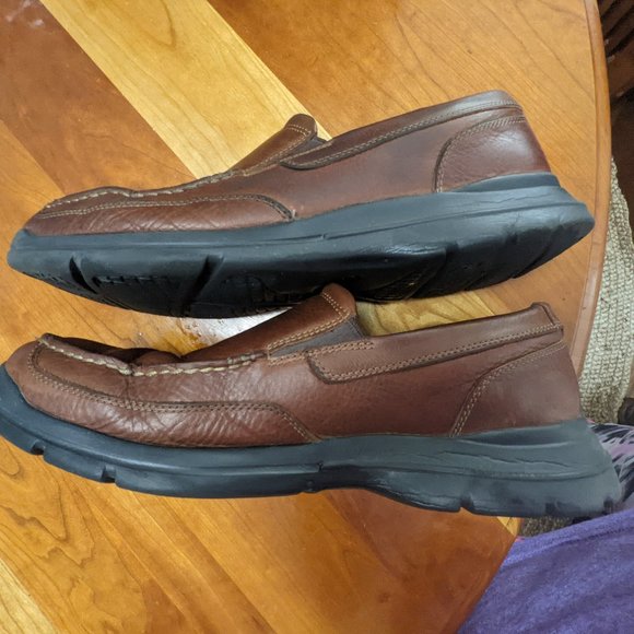 Rockport XCS Men's 12W Brown Loafers-Used Condition - Picture 3 of 8